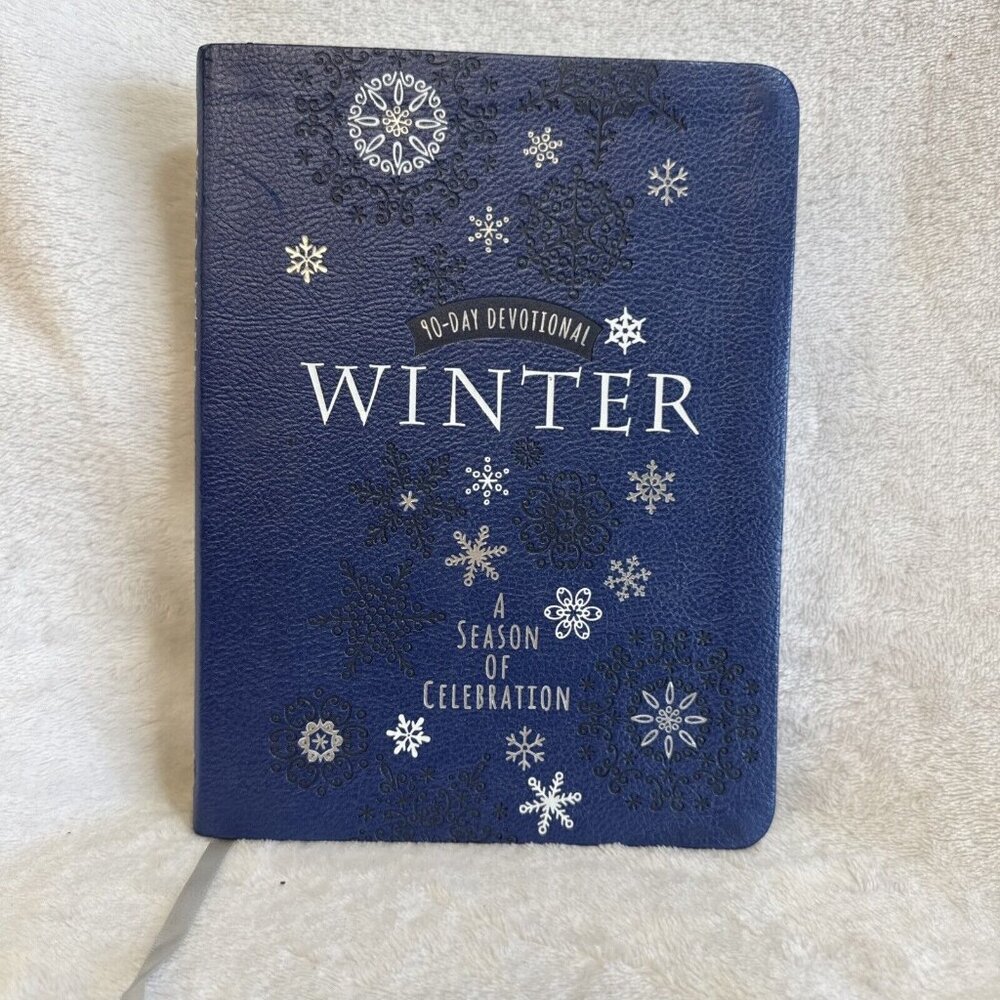 Devotional Winter Journal 90 Day Reflective Christian Psalm Book Broadstreet